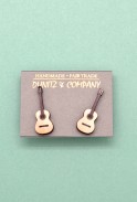 Classical Guitar Stud Earrings